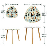 Kate McEnroe New York Atomic Cat Starburst Nesting Tables, Sputnik Mid Century Modern Sexton Cat, Retro 50s Boomerang Coffee Table SetNesting TablesnxQFWEAZcNXFL