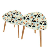 Kate McEnroe New York Atomic Cat Starburst Nesting Tables, Sputnik Mid Century Modern Sexton Cat, Retro 50s Boomerang Coffee Table SetNesting TablesnxQFWEAZcNXFL