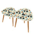 Kate McEnroe New York Atomic Cat Starburst Nesting Tables, Sputnik Mid Century Modern Sexton Cat, Retro 50s Boomerang Coffee Table SetNesting TablesnxQFWEAZcNXFL