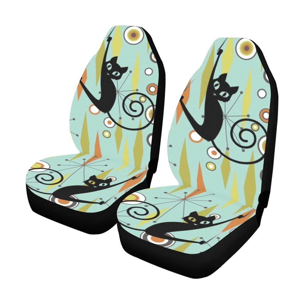 interestprint Atomic Cats Diamond Starbursts Car Seat Covers Car Accessories One Size D2841228