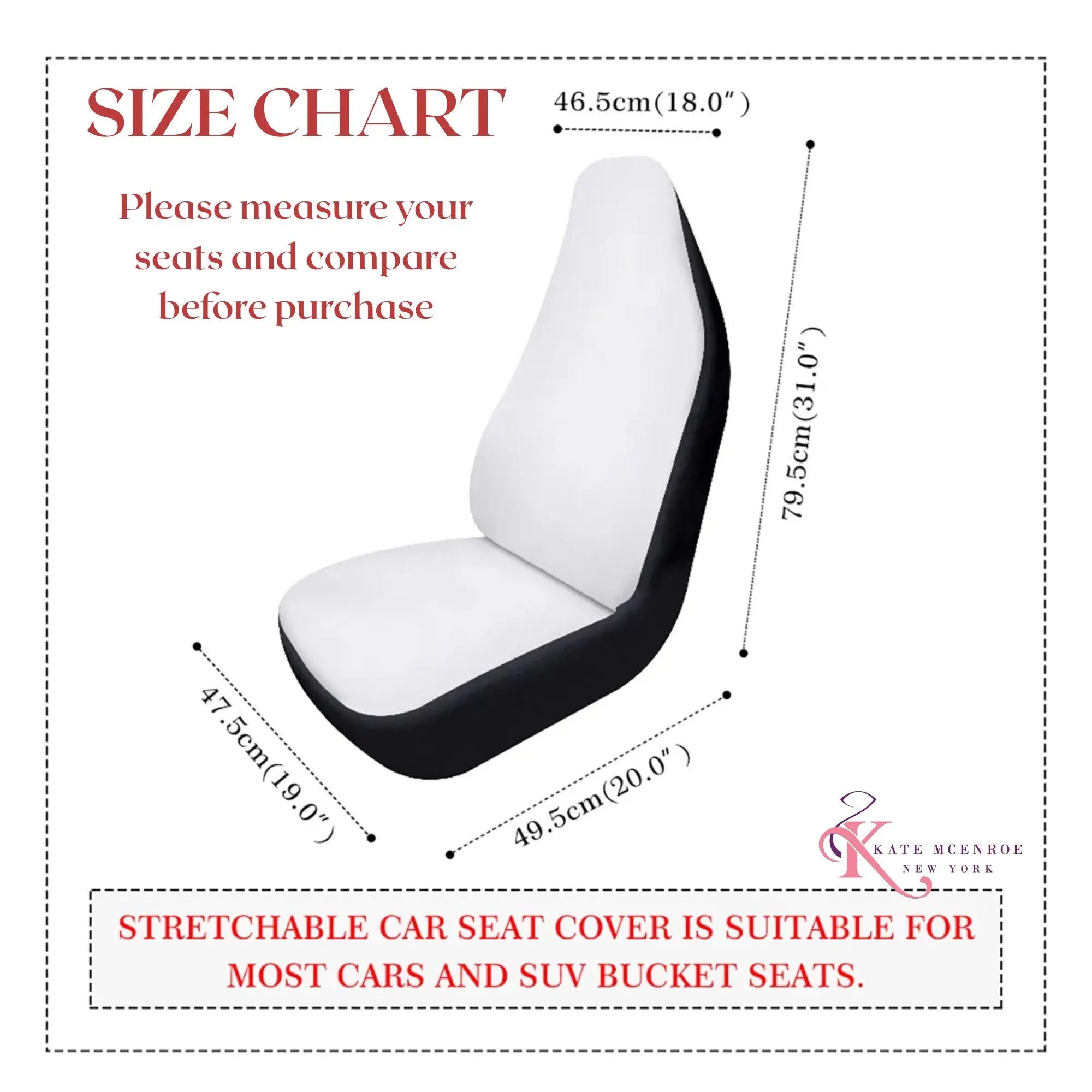 Kate McEnroe New York Atomic Cats Diamond Starbursts Car Seat CoversCar Seat CoversWX102O5W-1