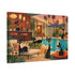 Kate McEnroe New York Atomic Cats Pool Party Palm Springs Mid Century Canvas Wall ArtCanvas Wall Art24010743874258410119