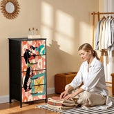 Kate McEnroe New York Atomic Dachshund Doxie Dog Dresser, Mid Century Modern Retro TV ChestDressers6pZNDFq4Wv