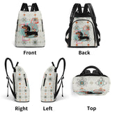 Kate McEnroe New York Atomic Dachshund Mid Century Modern Retro Backpack Wiener Dog BagBackpacksW8MX73XW-1