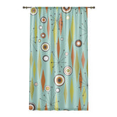 Kate McEnroe New York Atomic Diamond Starbursts Geometric Mid Century Modern Retro Window CurtainWindow CurtainsW3D - BAS - DIA - SH9