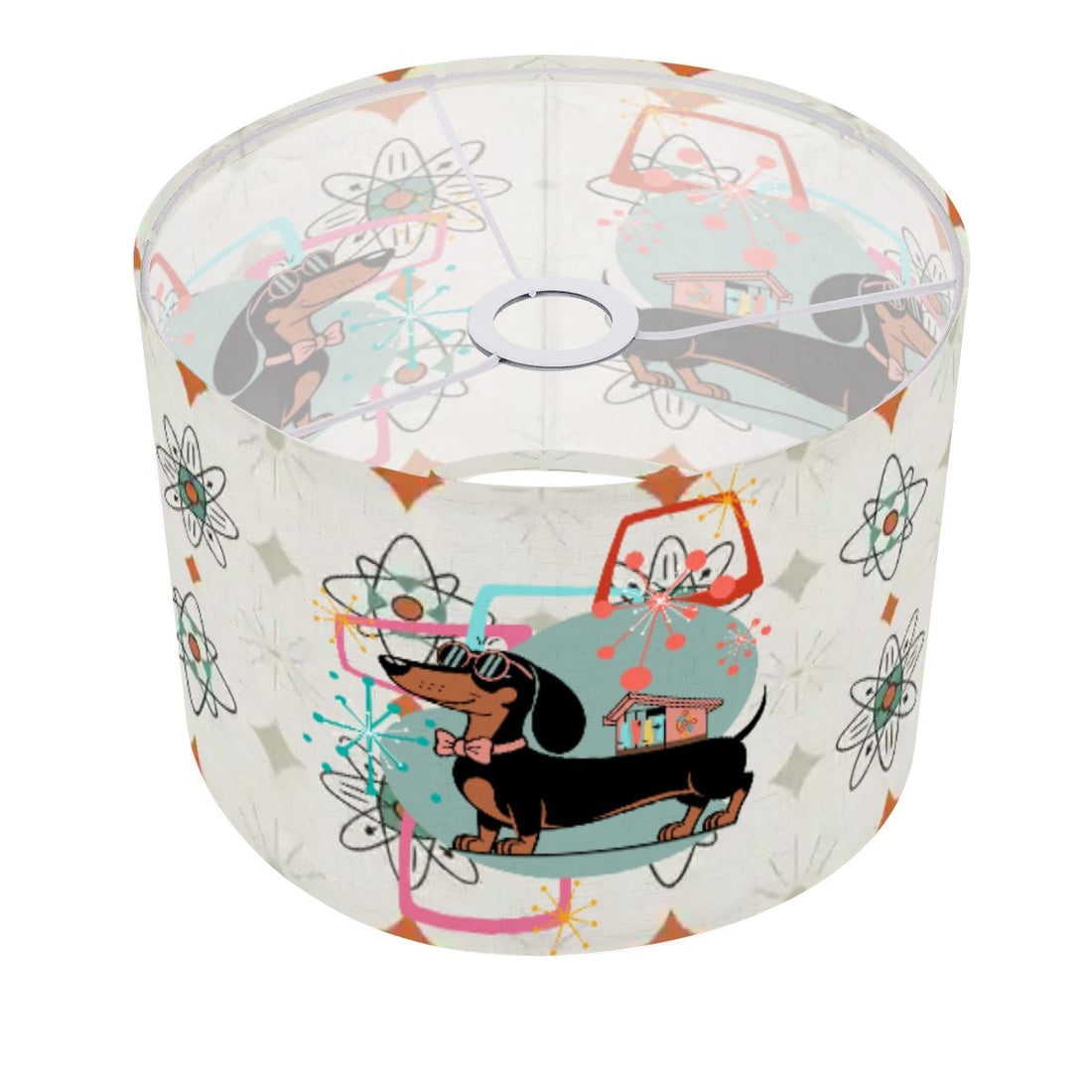 Kate McEnroe New York Atomic Doxie Dachshund Mid Century Retro 50s Lamp ShadeLamp ShadesYkV8aS6V8D