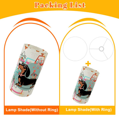 Kate McEnroe New York Atomic Doxie Dachshund Mid Century Retro 50s Lamp ShadeLamp ShadesYkV8aS6V8D
