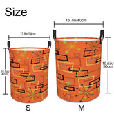 Kate McEnroe New York Atomic Geometric MCM Retro Laundry BasketLaundry BasketsJK5EmLz0cm