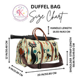 Kate McEnroe New York Atomic Kitchy Black Cat Franciscan Diamond Starburst Weekender Travel Bag, Mid Century Modern Geometric Beige, Orange, MustardDuffel Bags12178927421163667088