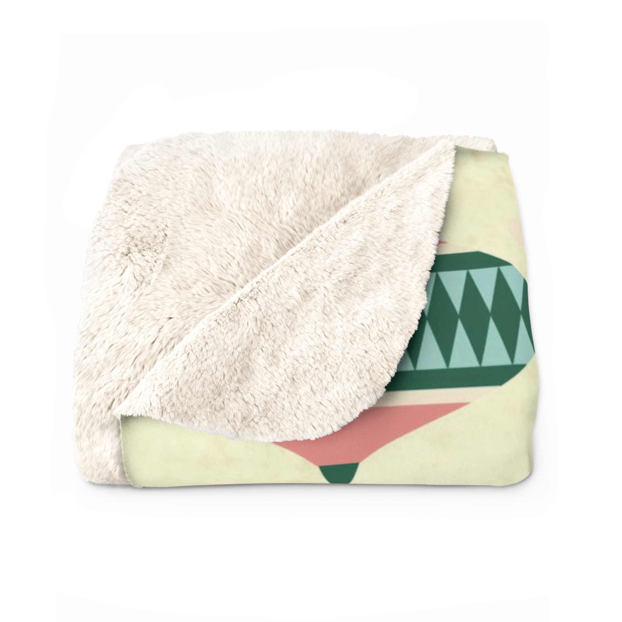 Kate McEnroe New York Atomic Kitsch Cat Christmas Throw Blanket, Mid Century Modern Retro Whisker Wonderland Holiday Sherpa Fleece BlanketBlankets23668115448956151054