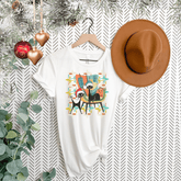 Kate McEnroe New York Atomic Kitsch Cat Mid Century Modern Christmas T-ShirtT-Shirts18711217649972083406