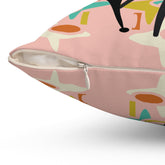 Kate McEnroe New York Atomic Kitsch Cat Mid Century Modern Christmas Throw PillowThrow Pillows24270015943797696965