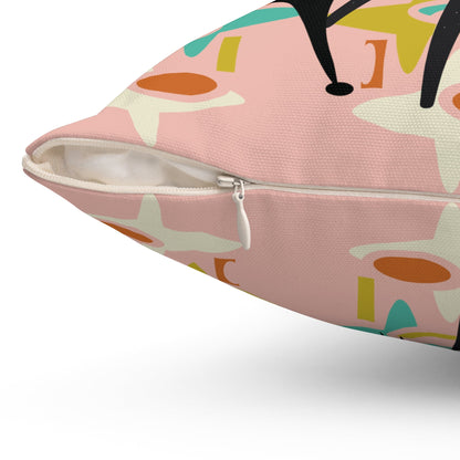 Kate McEnroe New York Atomic Kitsch Cat Mid Century Modern Christmas Throw PillowThrow Pillows24270015943797696965