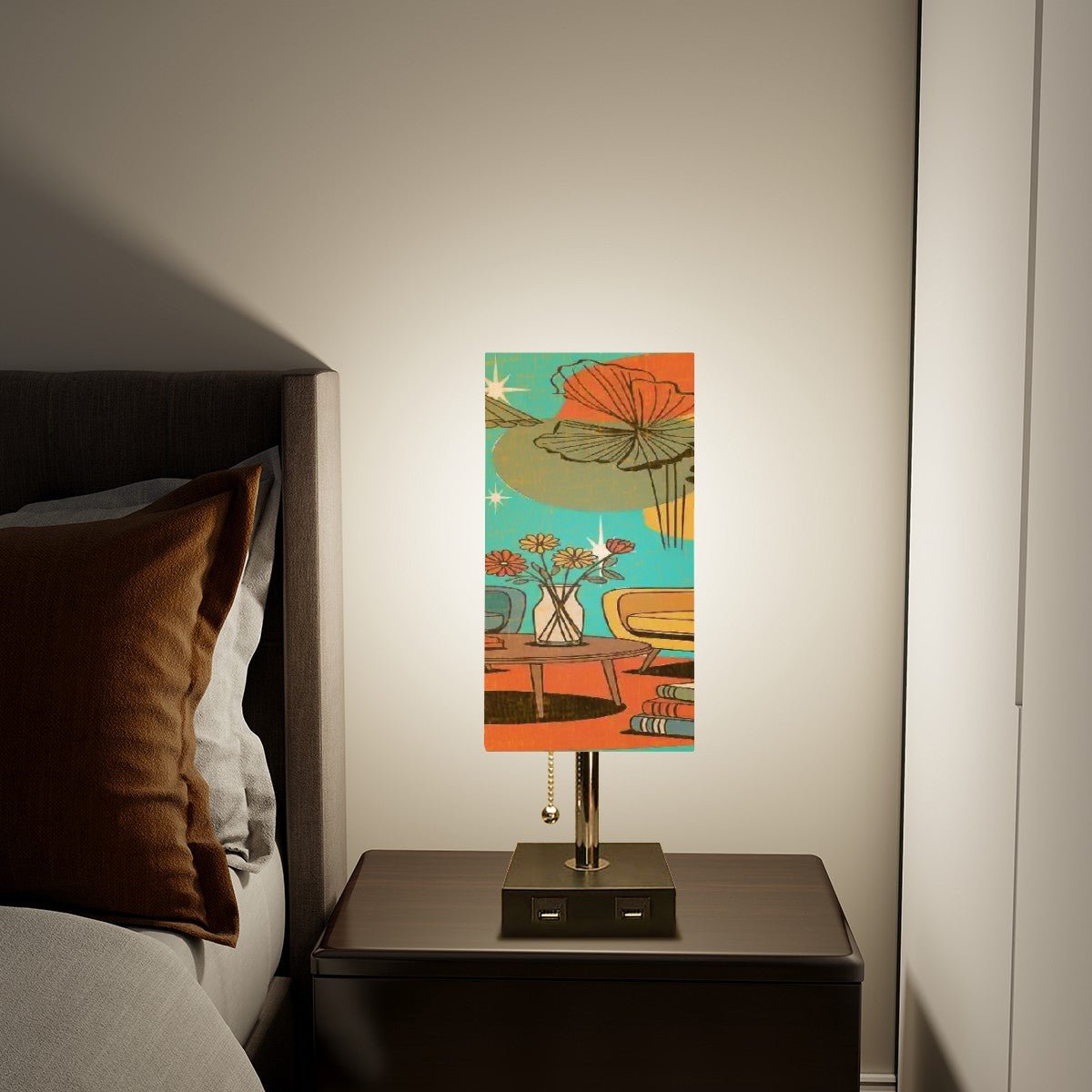 Kate McEnroe New York Atomic Kitsch Cat Reading Lounge Desk Lamp, Mid Century Modern MCM LightDesk LampsILQwt2OtdJ
