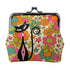 Kate McEnroe New York Atomic Kitsch Cat Retro Flower Power Kiss Lock Coin PurseCoin Purses9EltwTJBiP