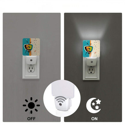 Kate McEnroe New York Atomic Kitsch Cat Retro TV Mid Century Modern Starburst Night LighNight LightsEtfToHQJFZ