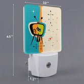 Kate McEnroe New York Atomic Kitsch Cat Retro TV Mid Century Modern Starburst Night LighNight LightsEtfToHQJFZ
