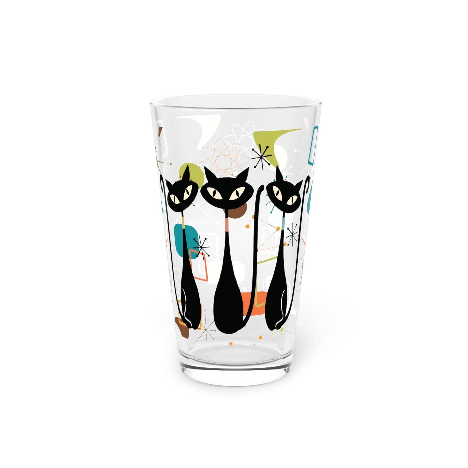 Atomic Cat Glass with Drinking Lid and Straw – Astro Bettie