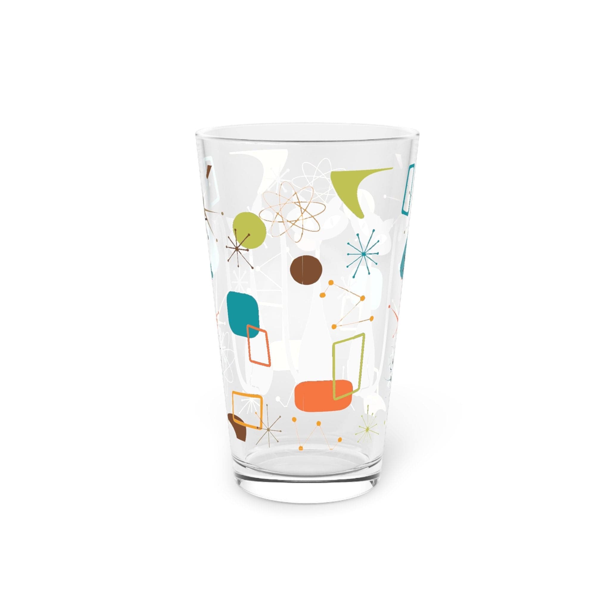 Kate McEnroe New York Atomic Kitschy Black Cat Pint Glass, 16oz Mid Century Modern Retro Beer Glass, MCM Beer Glassware Gifts, Party Drinkware, Cocktail GlassBeer Glasses19544781790628725125