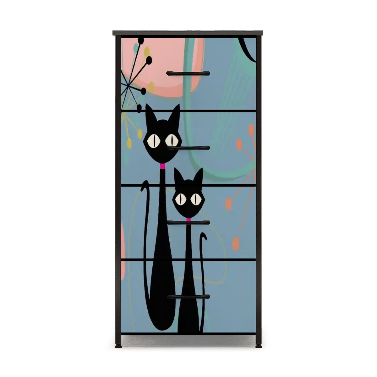 Kate McEnroe New York Atomic Kitschy Black Mid Century Modern DresserDressersdV6zPNCFQE