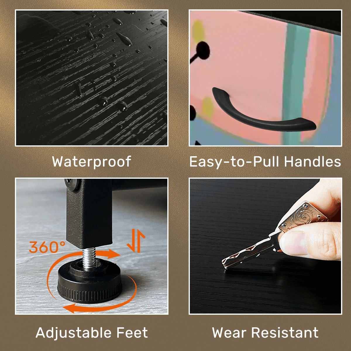 Kate McEnroe New York Atomic Kitschy Black Mid Century Modern DresserDressersdV6zPNCFQE