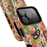 Kate McEnroe New York Atomic Kitschy Cat Groovy Flower Power Magnetic Case for iPhone 17 SeriesPhone Cases17470283325186879202