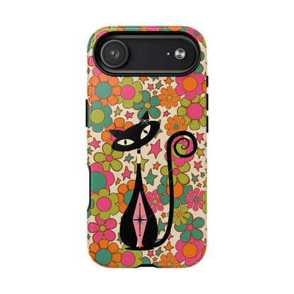 Kate McEnroe New York Atomic Kitschy Cat Groovy Flower Power Magnetic Case for iPhone 17 SeriesPhone Cases27008543118977930842