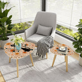 Kate McEnroe New York Atomic Kitschy Cat Retro 50s Starburst Nesting Side TablesNesting TablesnxPuGdKThxGIn