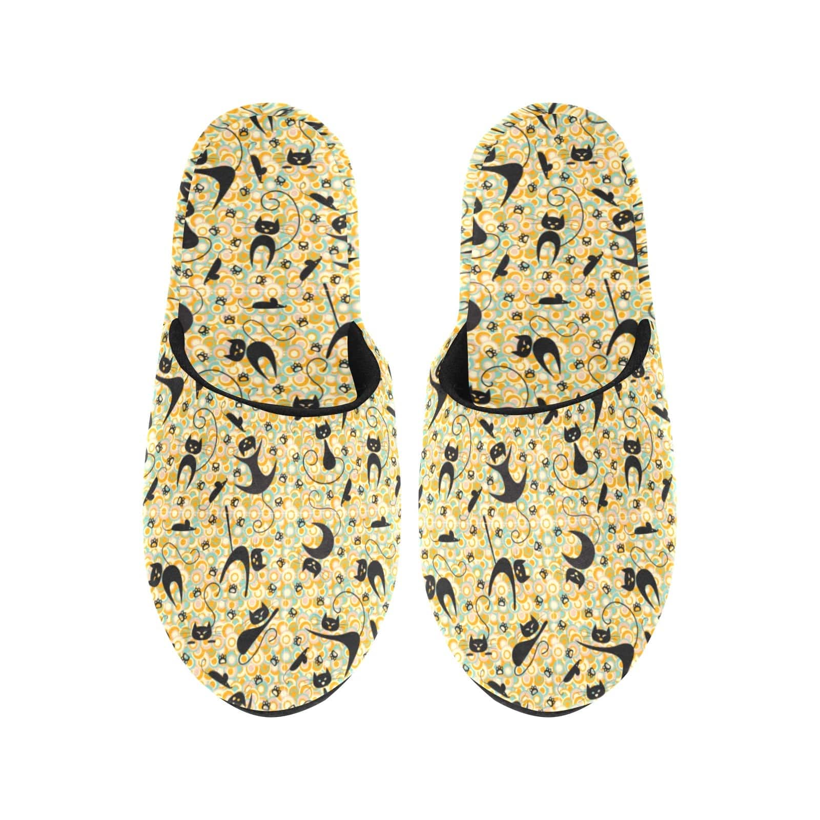 Kate McEnroe New York Atomic Kitties Mid Mod Geometric Bedroom Slippers - 581623SlippersD2855555