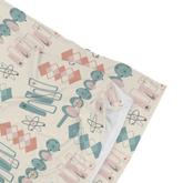 Kate McEnroe New York Atomic Mid Century Modern Pillowcase, Retro Geometric Pink Teal BeddingPillowcases1250