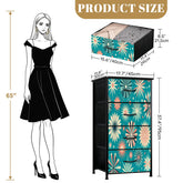 Kate McEnroe New York Atomic Mid Century Modern Teal Starburst DresserDressersLSbdFYv0nK