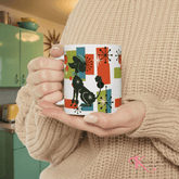 Kate McEnroe New York Atomic Poodle Coffee Mug, Retro MCM Starburst Mid Century ModernMugs28900786853722092421