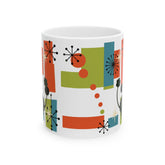 Kate McEnroe New York Atomic Poodle Coffee Mug, Retro MCM Starburst Mid Century ModernMugs28900786853722092421