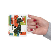 Kate McEnroe New York Atomic Poodle Coffee Mug, Retro MCM Starburst Mid Century ModernMugs28900786853722092421