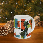 Kate McEnroe New York Atomic Poodle Coffee Mug, Retro MCM Starburst Mid Century ModernMugs28900786853722092421