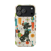Kate McEnroe New York Atomic Poodle Mid Century Modern iPhone Case, Retro Starburst Mod CoverPhone Cases20451263032657147676