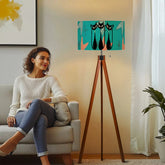 Kate McEnroe New York Atomic Sexton Cat 50s Mid Century Modern Tripod Floor LampTripod Floor LampsGVVzFurQ09
