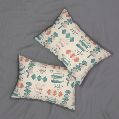 Kate McEnroe New York Atomic Sputnik Geometric Mid Century Modern Retro Lumbar PillowLumbar Pillows22397983590557875266