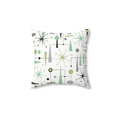 Kate McEnroe New York Atomic Sputnik Mid Century Modern Retro Throw PillowThrow Pillows16989484351526328129