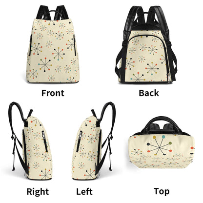 Kate McEnroe New York Atomic Starburst 50s Retro Backpack Mid Century Modern DaypackBackpacksNGZKZD5W-1