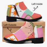 Kate McEnroe New York Atomic Starburst Ankle Boots, Mid Century Modern MCM Women&