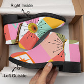 Kate McEnroe New York Atomic Starburst Ankle Boots, Mid Century Modern MCM Women&