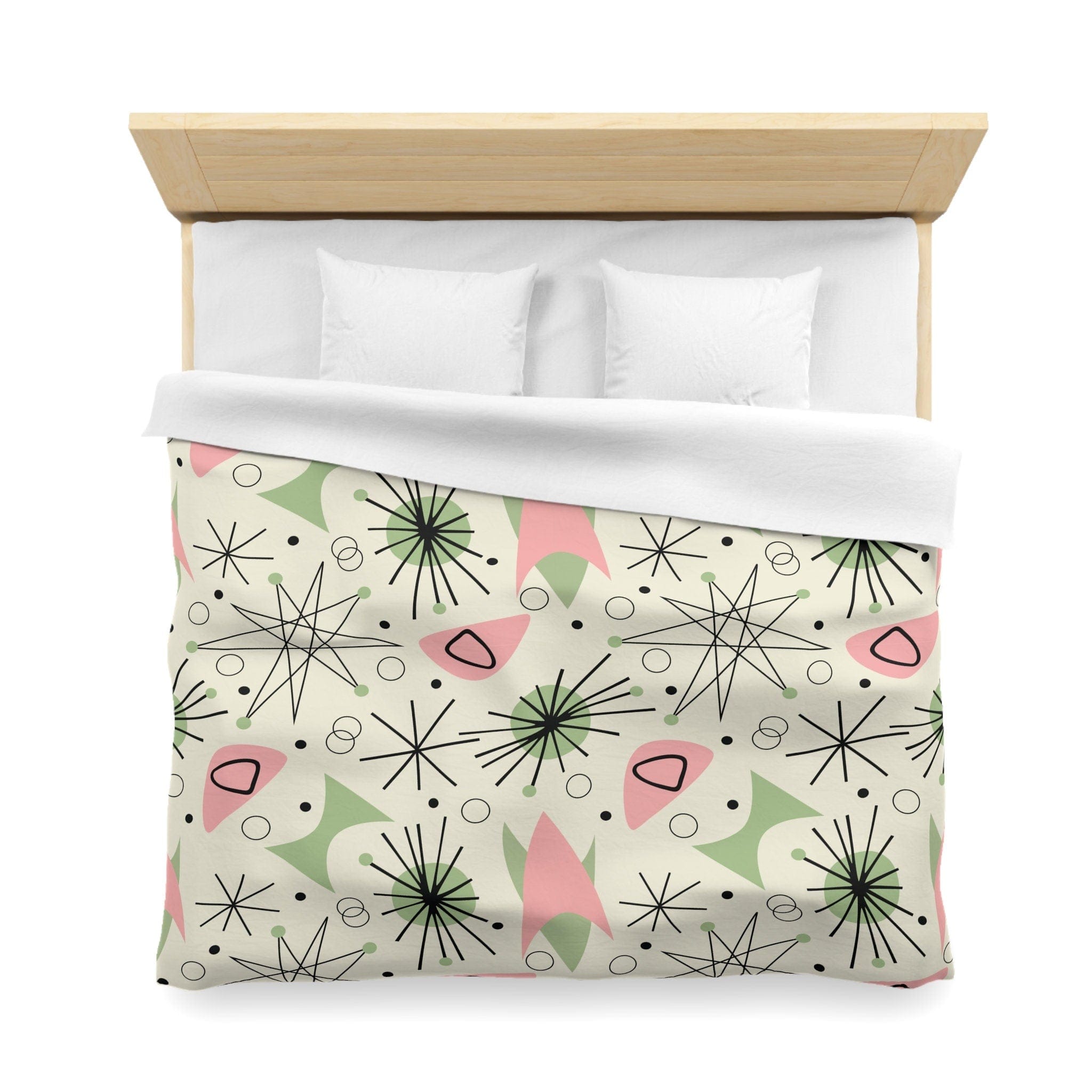 Kate McEnroe New York Atomic Starburst Duvet Cover - Vintage Retro Franciscan Inspired Mid Century Bedding - KM13839923Duvet Covers14888158938634146754