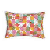 Kate McEnroe New York Atomic Starburst Lumbar Pillow, Kitschy Mid Century Modern MCM DecorLumbar Pillows15691211084551645076