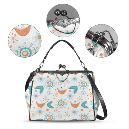 Kate McEnroe New York Atomic Starburst Mid Century Modern Kisslock Crossbody BagCrossbody BagsD3274946