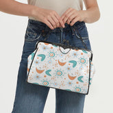 Kate McEnroe New York Atomic Starburst Mid Century Modern Kisslock Crossbody BagCrossbody BagsD3274946