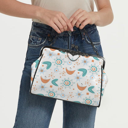 Kate McEnroe New York Atomic Starburst Mid Century Modern Kisslock Crossbody BagCrossbody BagsD3274946