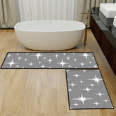Kate McEnroe New York Atomic Starburst Mid Century Modern Kitchen Mat Set, Retro 1950s RugsKitchen Floor MatsxNnA5Z03KA