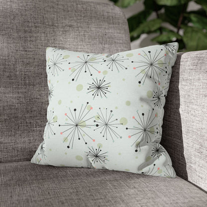 Kate McEnroe New York Atomic Starburst Mid Century Modern Throw Pillow Cover, Retro Pastel 1950s MCM Cushion CoverThrow Pillow Covers53799313308631764034