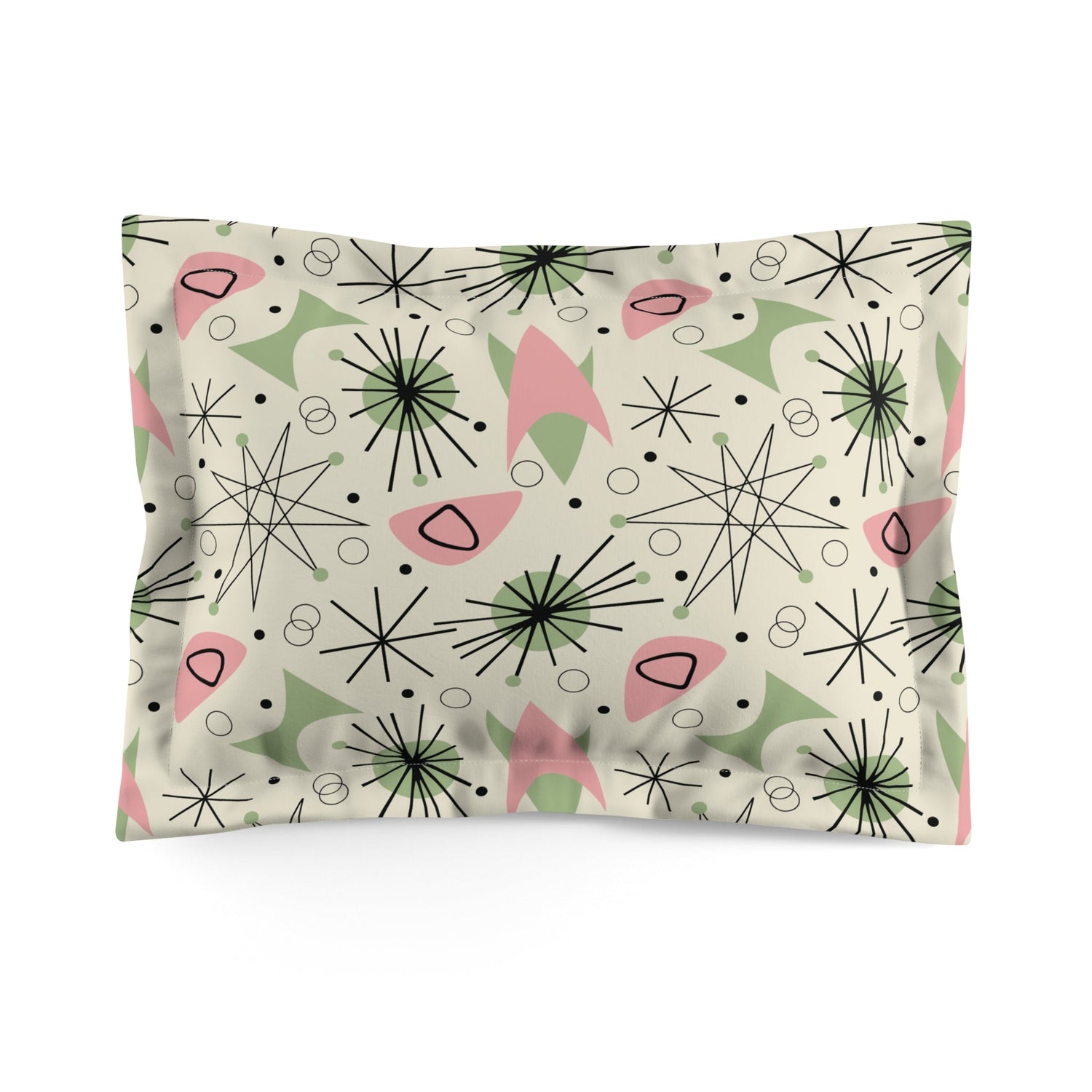 Kate McEnroe New York Atomic Starburst Pillow Sham - Retro Franciscan MCM BeddingPillow Shams12558700692571624860